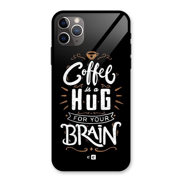 Coffee Brain Glass Back Case for iPhone 11 Pro Max