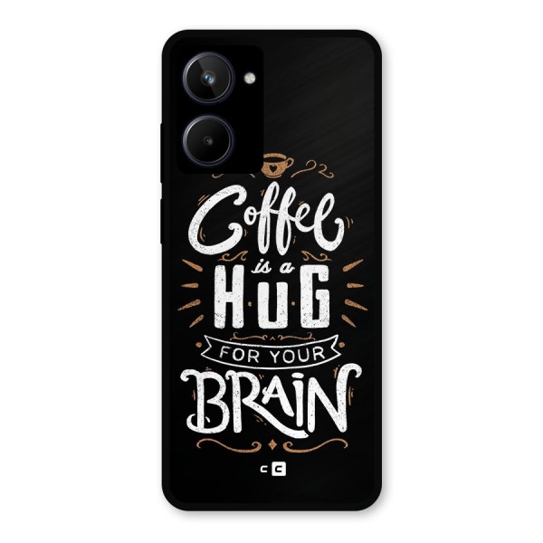 Coffee Brain Metal Back Case for Realme 10