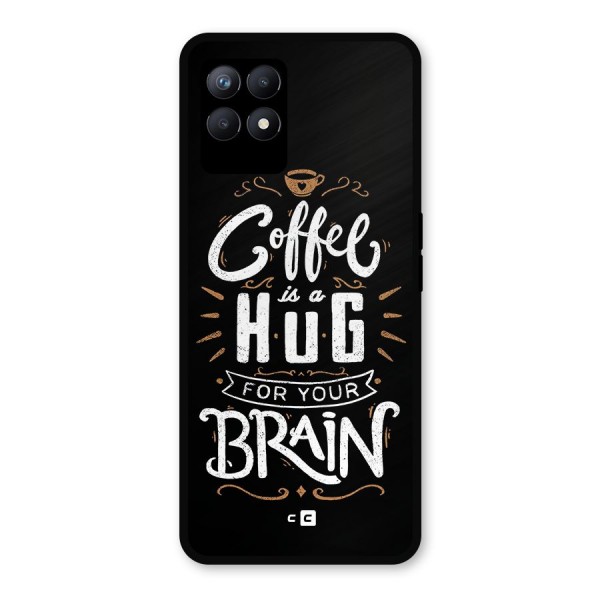 Coffee Brain Metal Back Case for Realme 8i