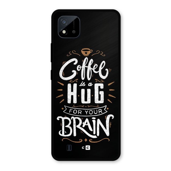 Coffee Brain Metal Back Case for Realme C11 2021