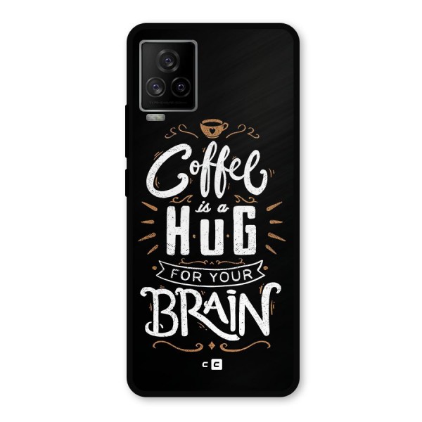 Coffee Brain Metal Back Case for iQOO 7 Legend 5G