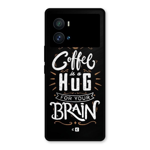 Coffee Brain Metal Back Case for iQOO 9 Pro