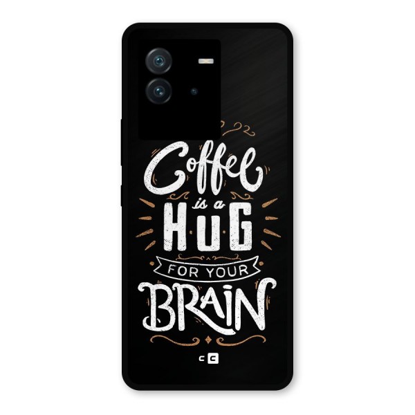 Coffee Brain Metal Back Case for iQOO Neo 6 5G