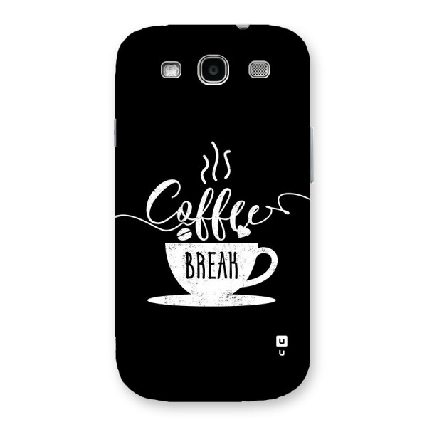 Coffee Break Back Case for Galaxy S3 Neo