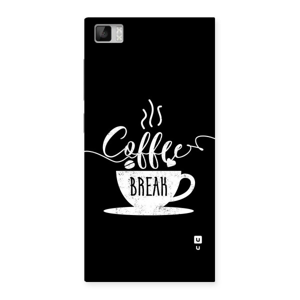 Coffee Break Back Case for Mi3