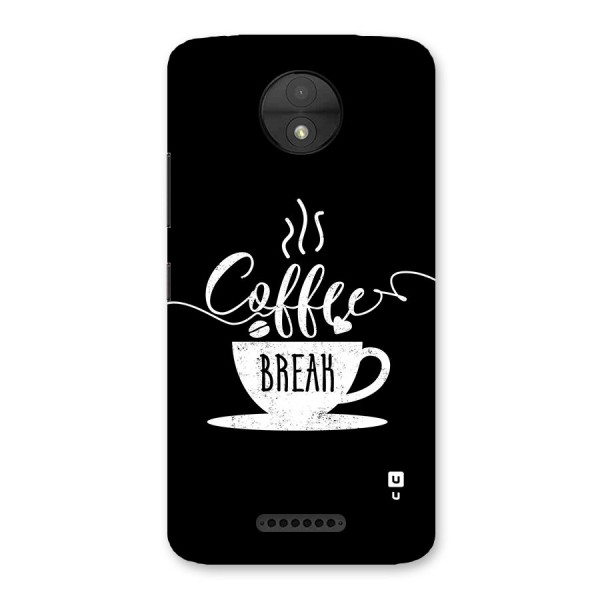 Coffee Break Back Case for Moto C