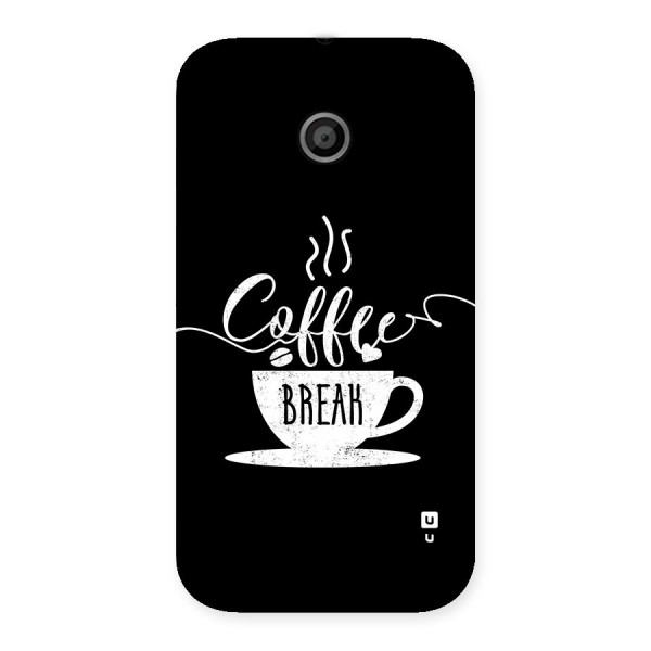 Coffee Break Back Case for Moto E