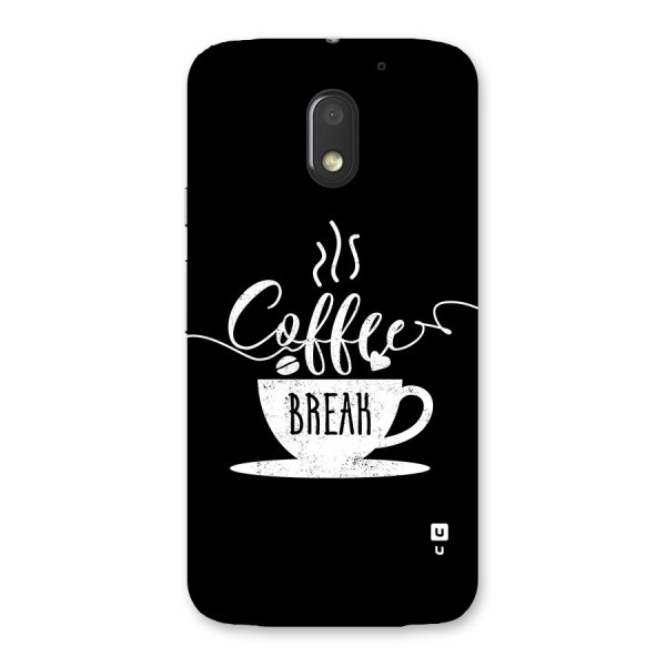 Coffee Break Back Case for Moto E3 Power