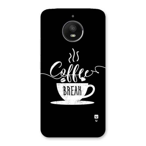 Coffee Break Back Case for Moto E4 Plus