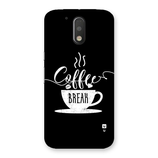 Coffee Break Back Case for Moto G4