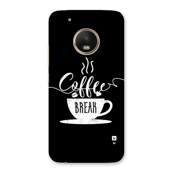 Coffee Break Back Case for Moto G5 Plus