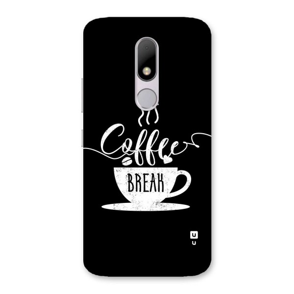 Coffee Break Back Case for Moto M