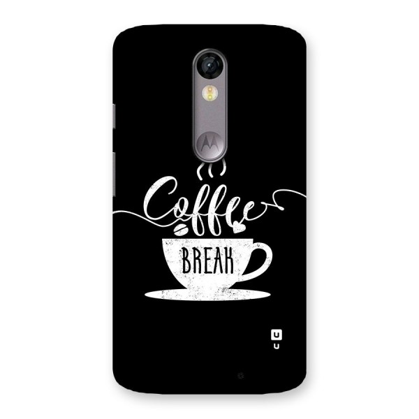 Coffee Break Back Case for Moto X Force