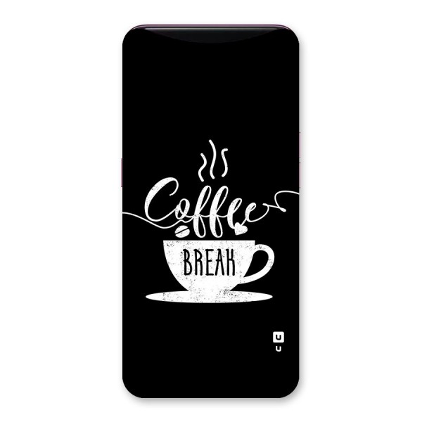 Coffee Break Back Case for Oppo Find X