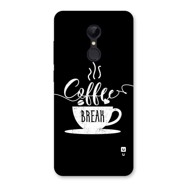 Coffee Break Back Case for Redmi 5