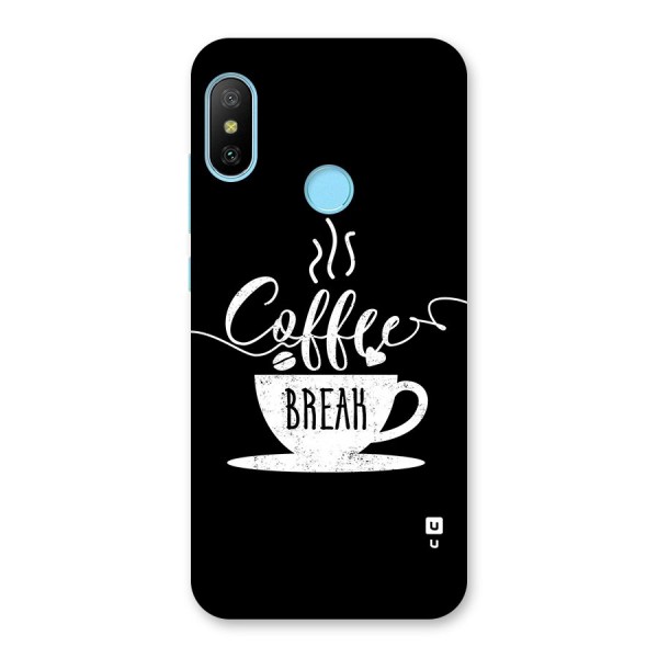 Coffee Break Back Case for Redmi 6 Pro