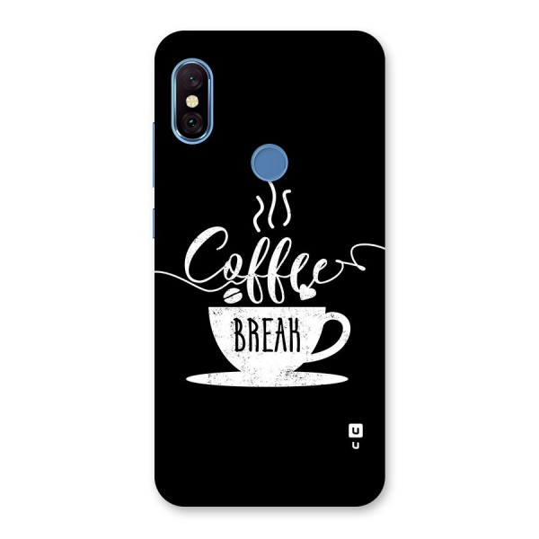 Coffee Break Back Case for Redmi Note 6 Pro