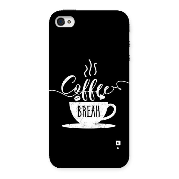 Coffee Break Back Case for iPhone 4 4s