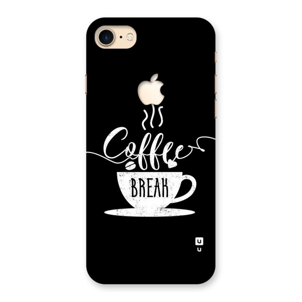 Coffee Break Back Case for iPhone 7 Apple Cut