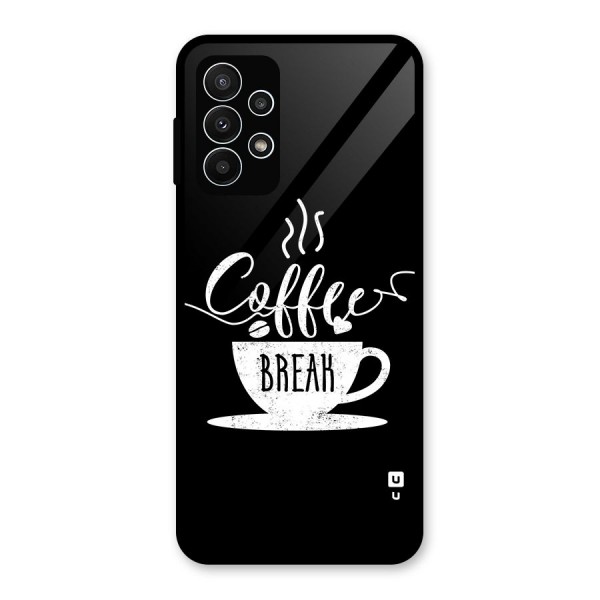 Coffee Break Glass Back Case for Galaxy A23