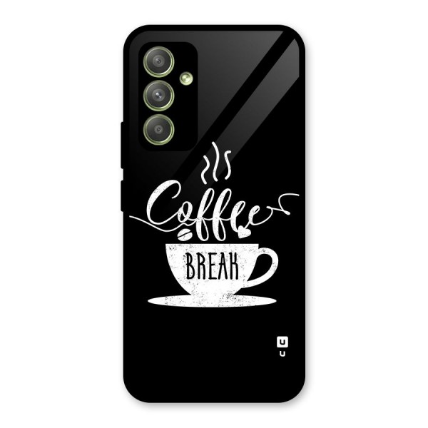 Coffee Break Glass Back Case for Galaxy A54