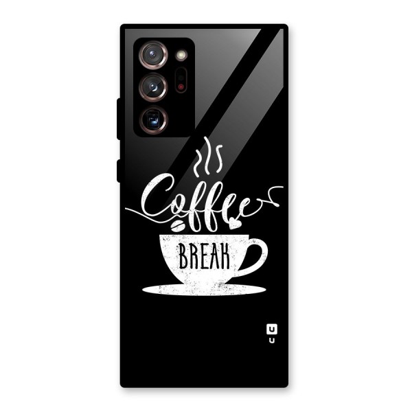 Coffee Break Glass Back Case for Galaxy Note 20 Ultra