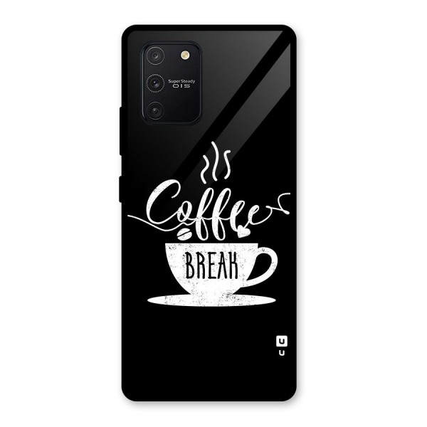 Coffee Break Glass Back Case for Galaxy S10 Lite