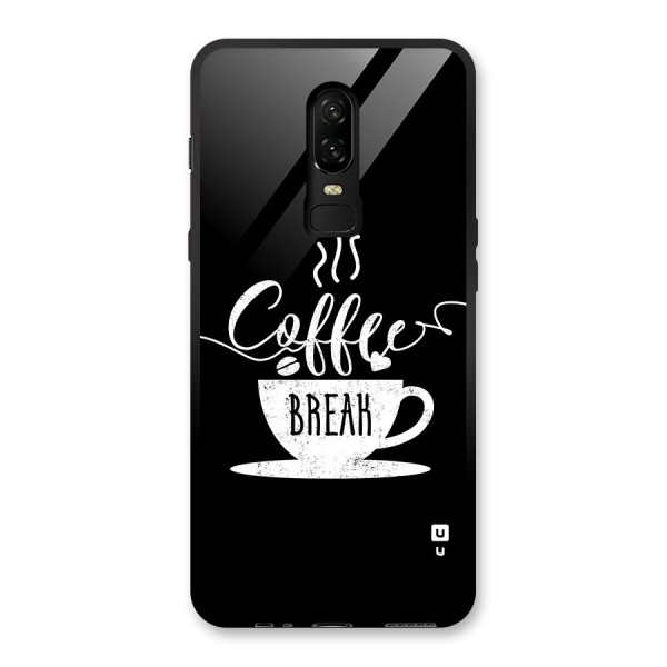 Coffee Break Glass Back Case for OnePlus 6