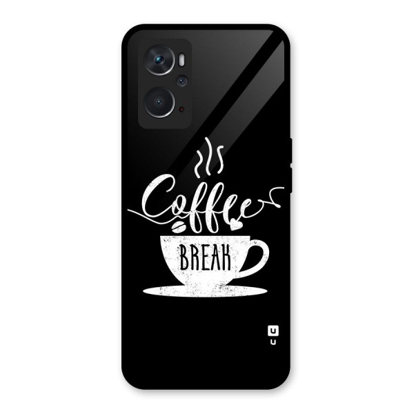 Coffee Break Glass Back Case for Oppo K10 4G