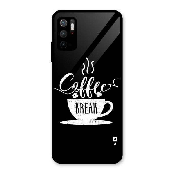 Coffee Break Glass Back Case for Poco M3 Pro 5G