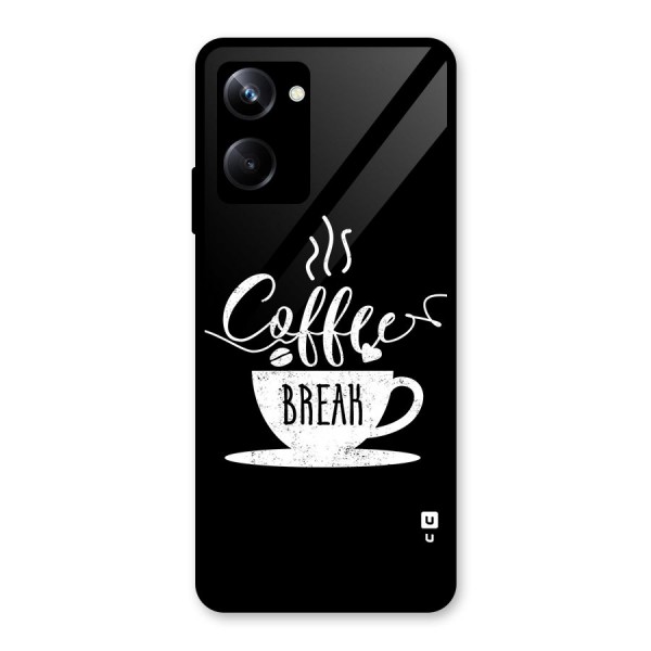 Coffee Break Glass Back Case for Realme 10 Pro