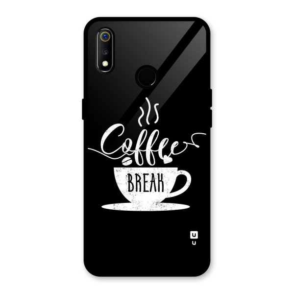 Coffee Break Glass Back Case for Realme 3