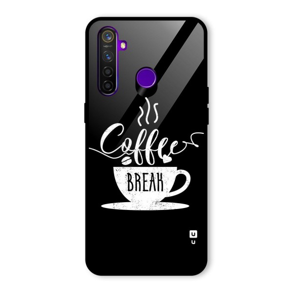 Coffee Break Glass Back Case for Realme 5 Pro