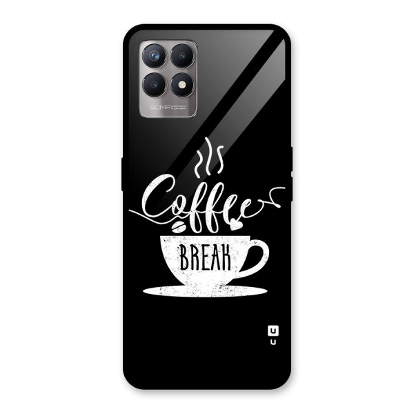 Coffee Break Glass Back Case for Realme 8i