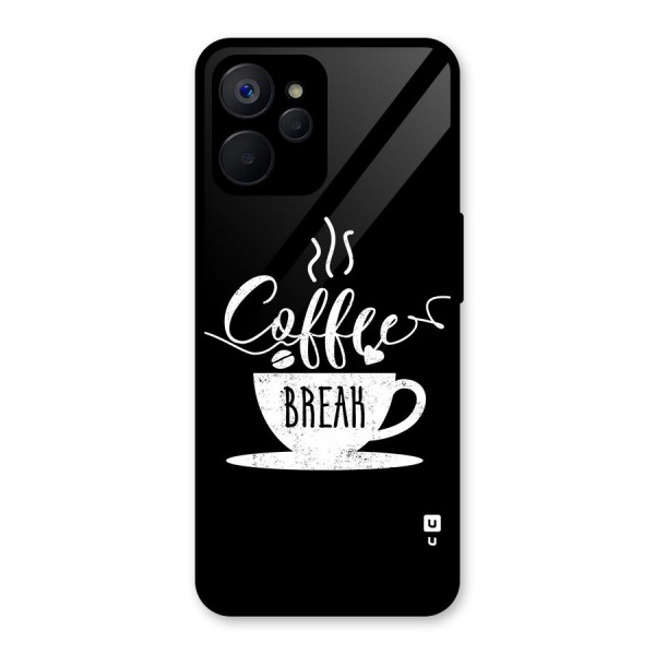 Coffee Break Glass Back Case for Realme 9i 5G