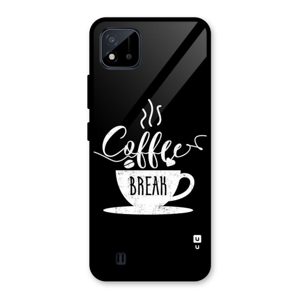 Coffee Break Glass Back Case for Realme C11 2021