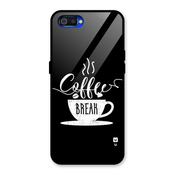 Coffee Break Glass Back Case for Realme C2