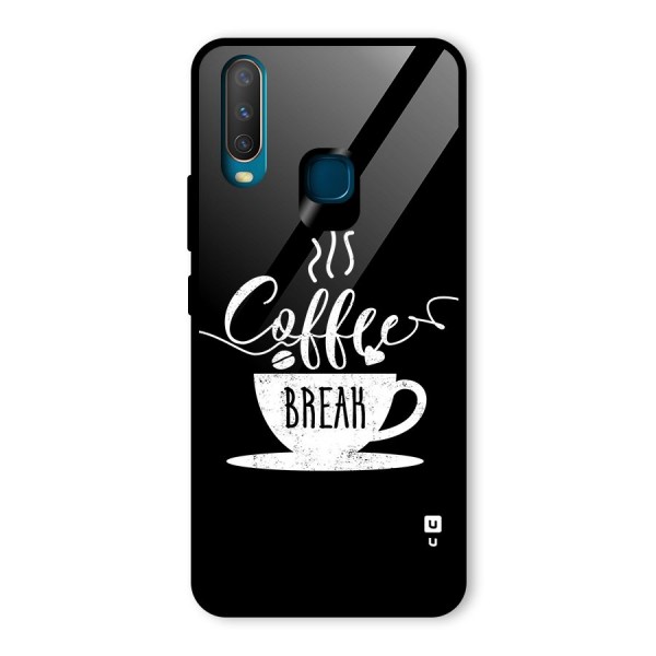 Coffee Break Glass Back Case for Vivo Y12