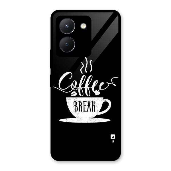 Coffee Break Glass Back Case for Vivo Y36