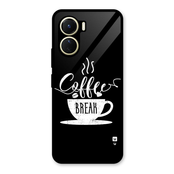 Coffee Break Glass Back Case for Vivo Y56