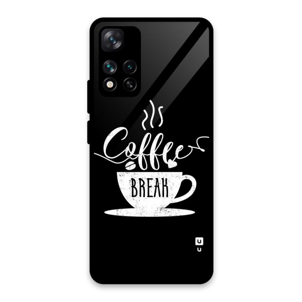 Coffee Break Glass Back Case for Xiaomi 11i HyperCharge 5G