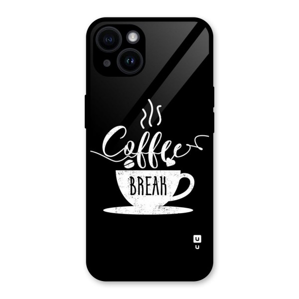 Coffee Break Glass Back Case for iPhone 14