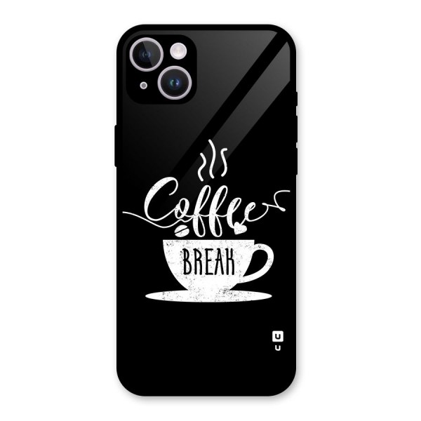 Coffee Break Glass Back Case for iPhone 14 Plus