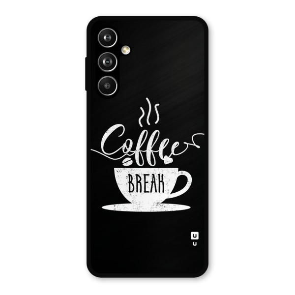 Coffee Break Metal Back Case for Galaxy F54