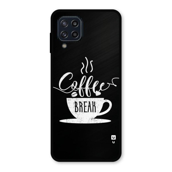 Coffee Break Metal Back Case for Galaxy M32