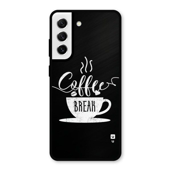 Coffee Break Metal Back Case for Galaxy S21 FE 5G