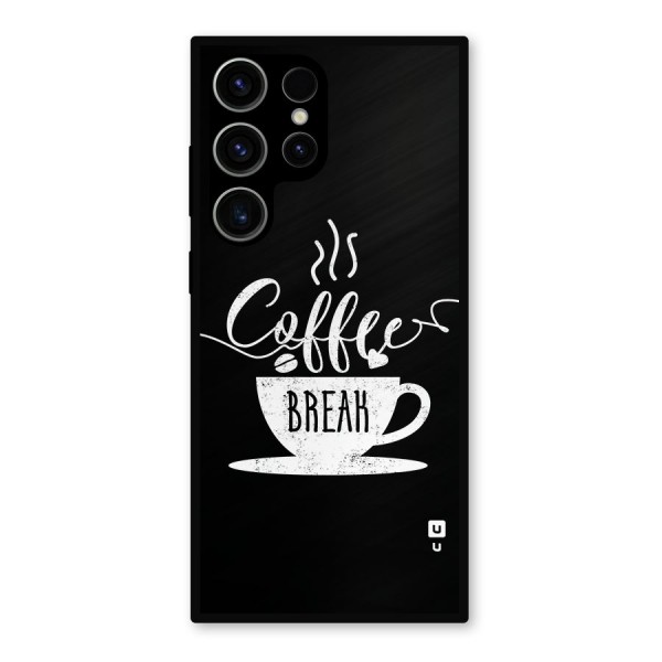 Coffee Break Metal Back Case for Galaxy S23 Ultra