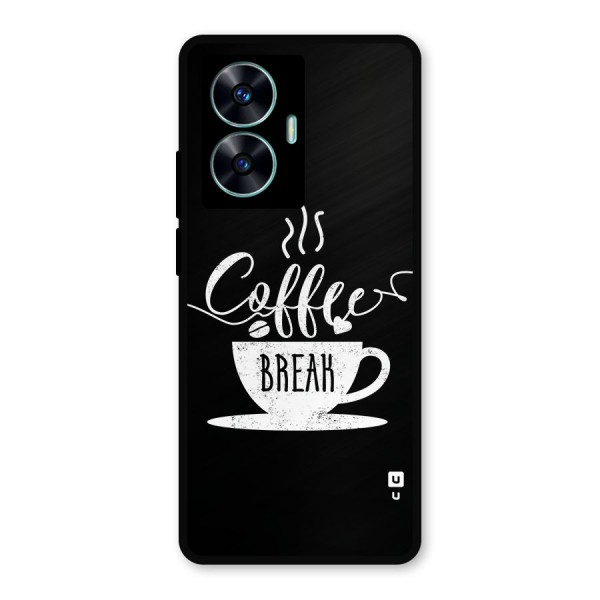 Coffee Break Metal Back Case for Realme C55