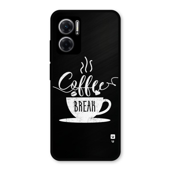 Coffee Break Metal Back Case for Redmi 11 Prime 5G