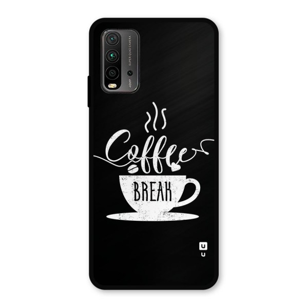 Coffee Break Metal Back Case for Redmi 9 Power